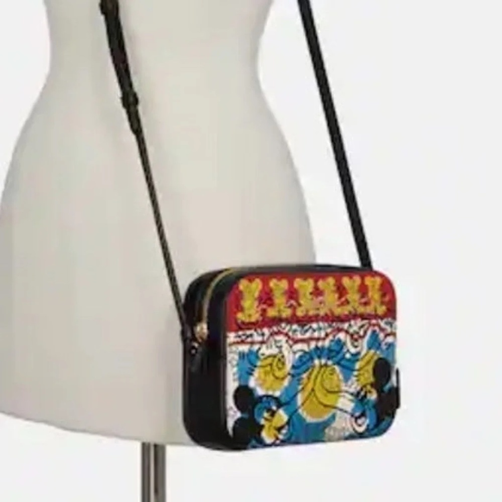 Coach + Disney 100Th Anniversary Mickey Mouse Small Camera Bag NWT - Picture 2 of 5